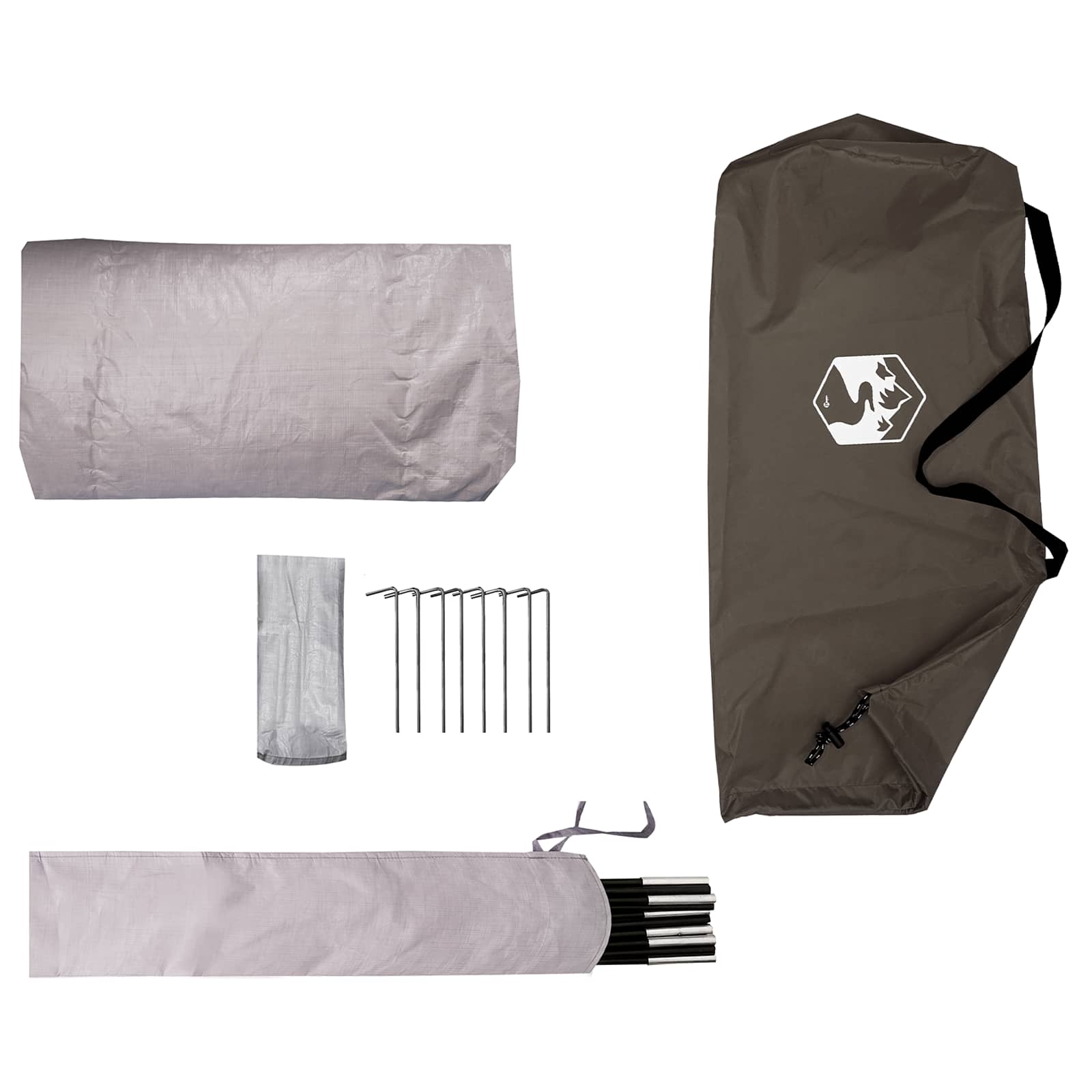 Tunnel Tent Brown And Grey 4-Person