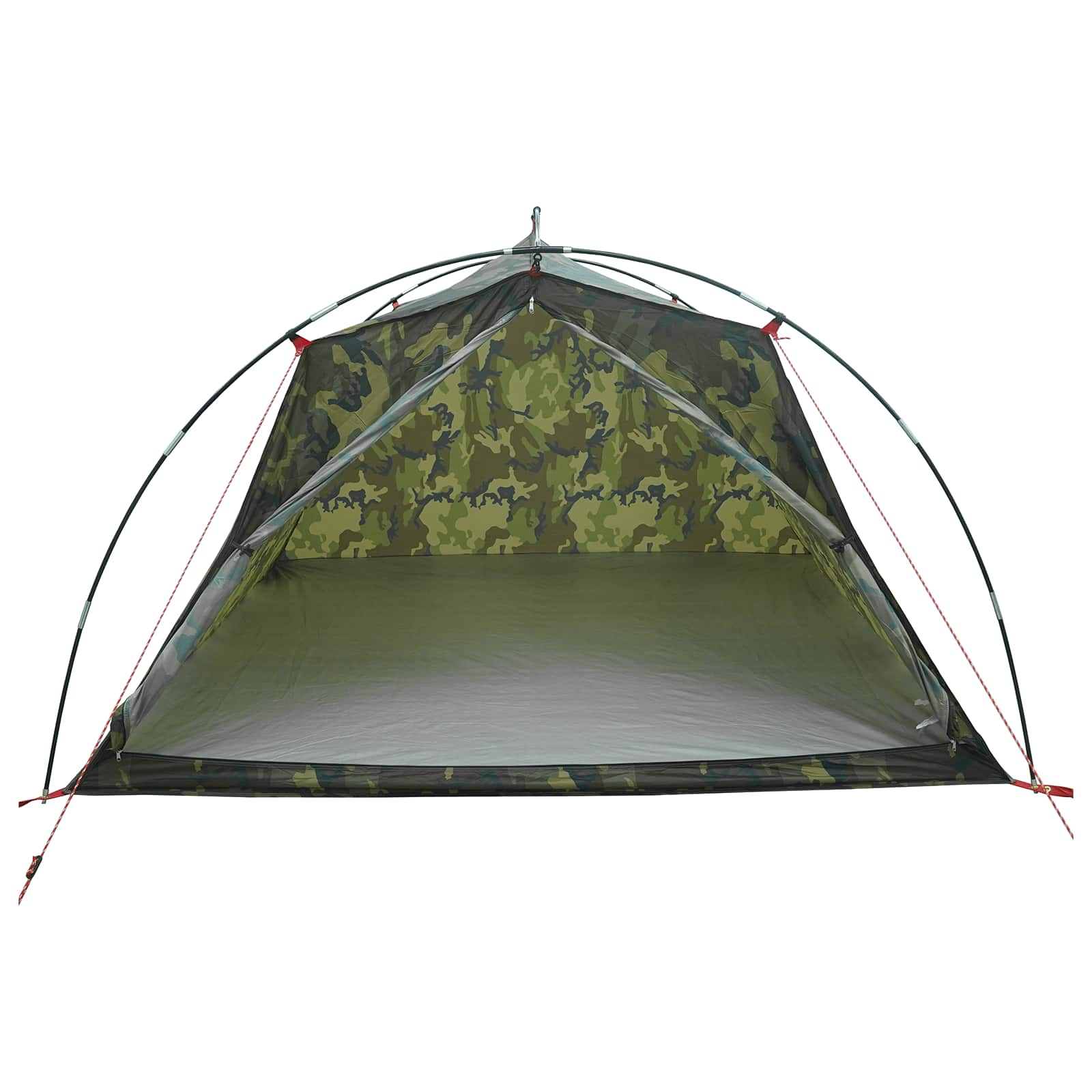 Tunnel Tent Camouflage 4-Person 185T Polyester With Pu Coating