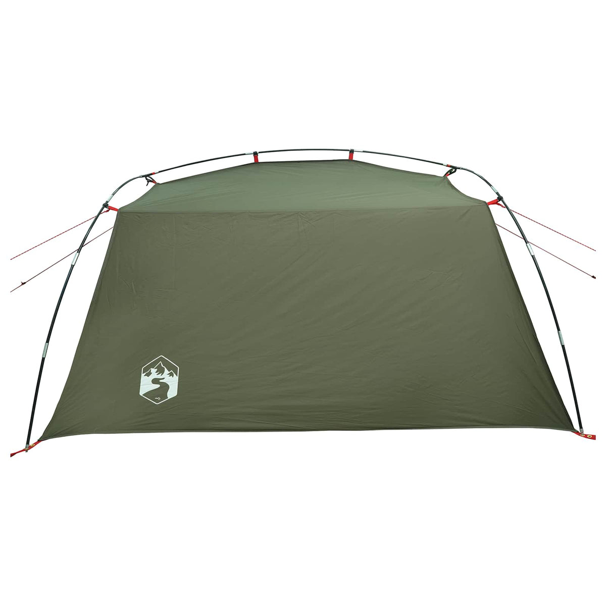 Tents 2 Person Waterproof Tunnel Tent Olive Green Hiking Camping Portable 210 cm