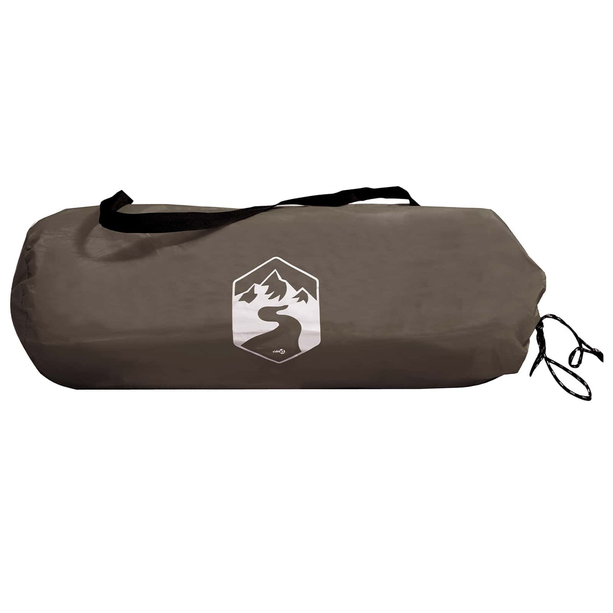 Tents 2 Person Waterproof Tunnel Tent Brown Grey Lightweight Camping Shelter 210