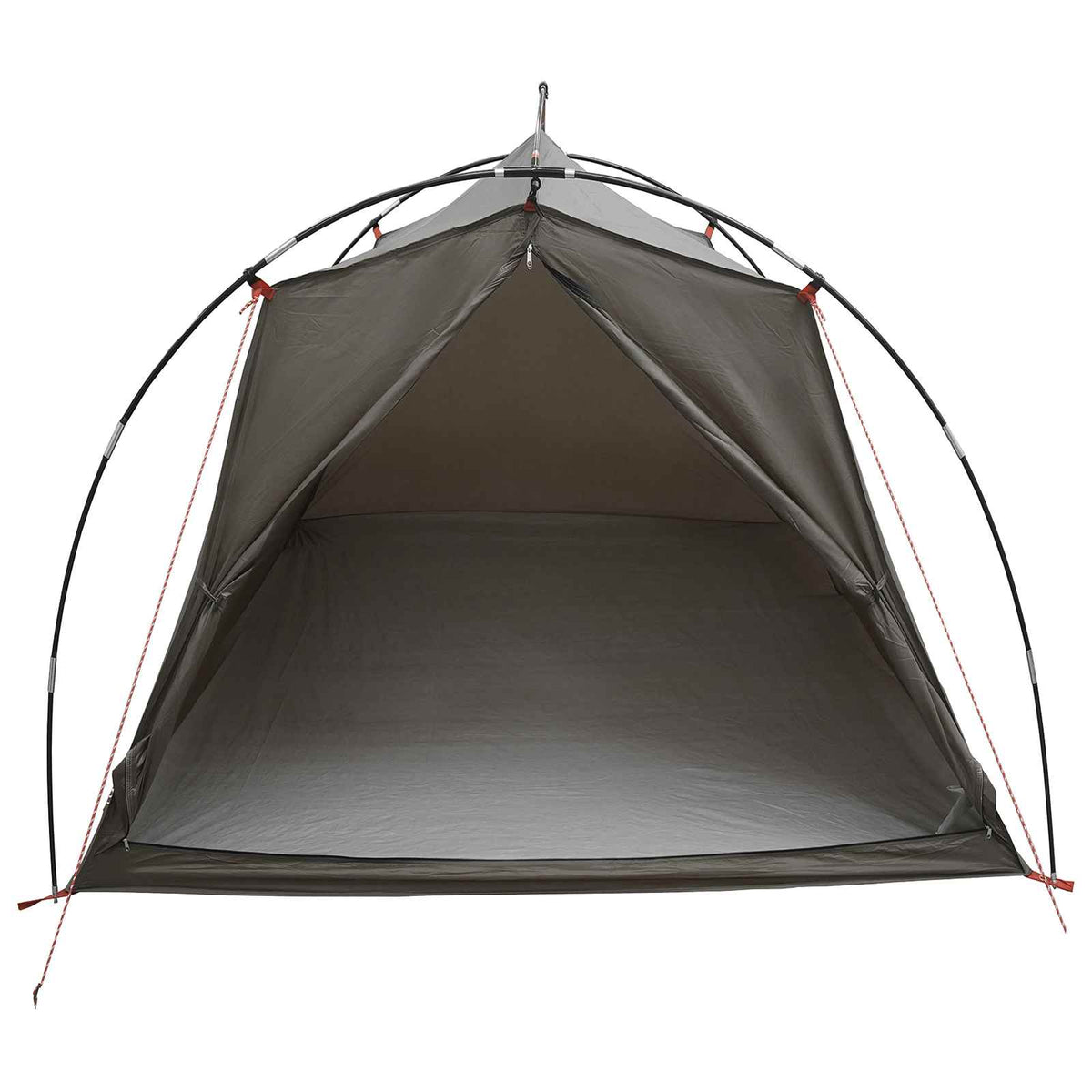 Tents 2 Person Waterproof Tunnel Tent Brown Grey Lightweight Camping Shelter 210