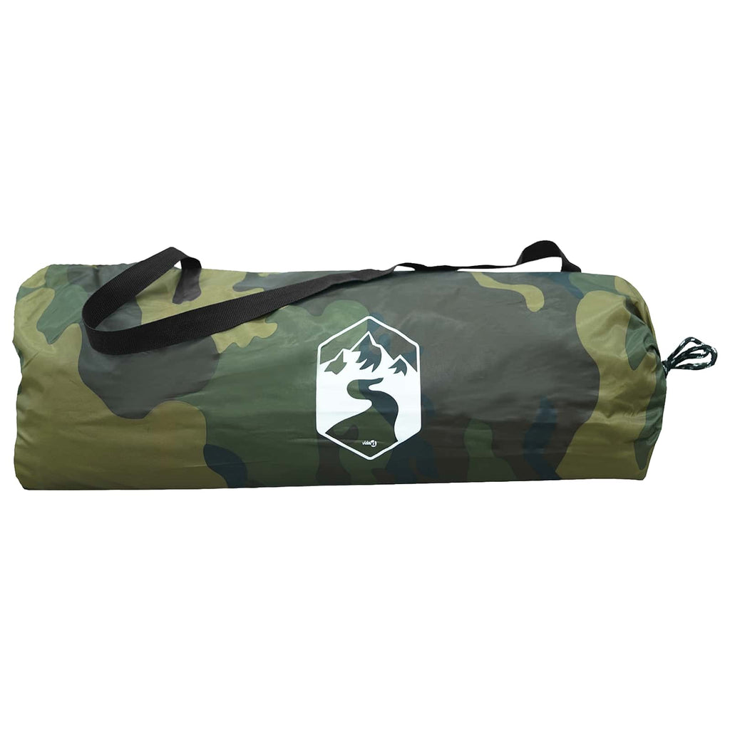 Tunnel Tent Camouflage 2-Person 185T Polyester With Pu Coating