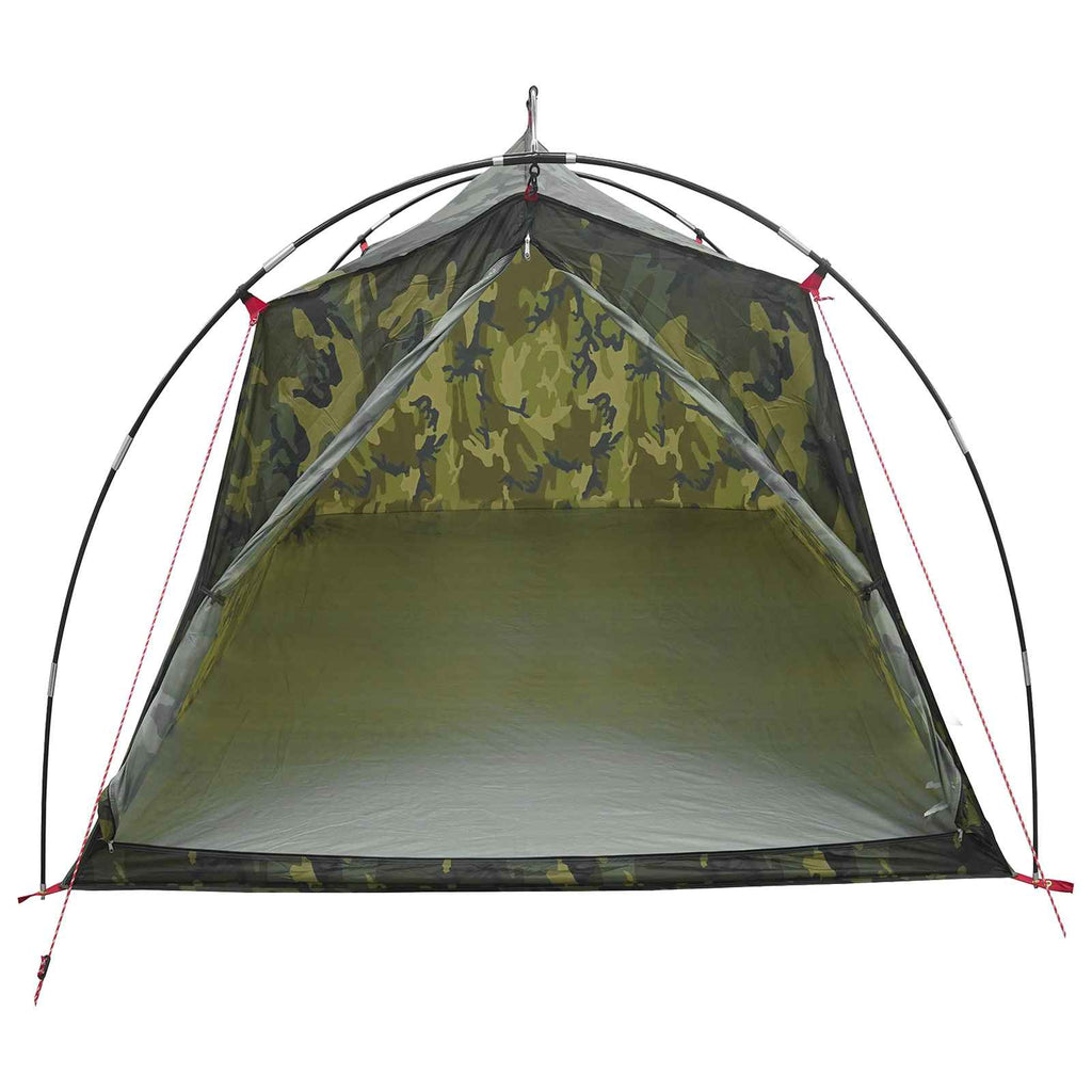 Tunnel Tent Camouflage 2-Person 185T Polyester With Pu Coating