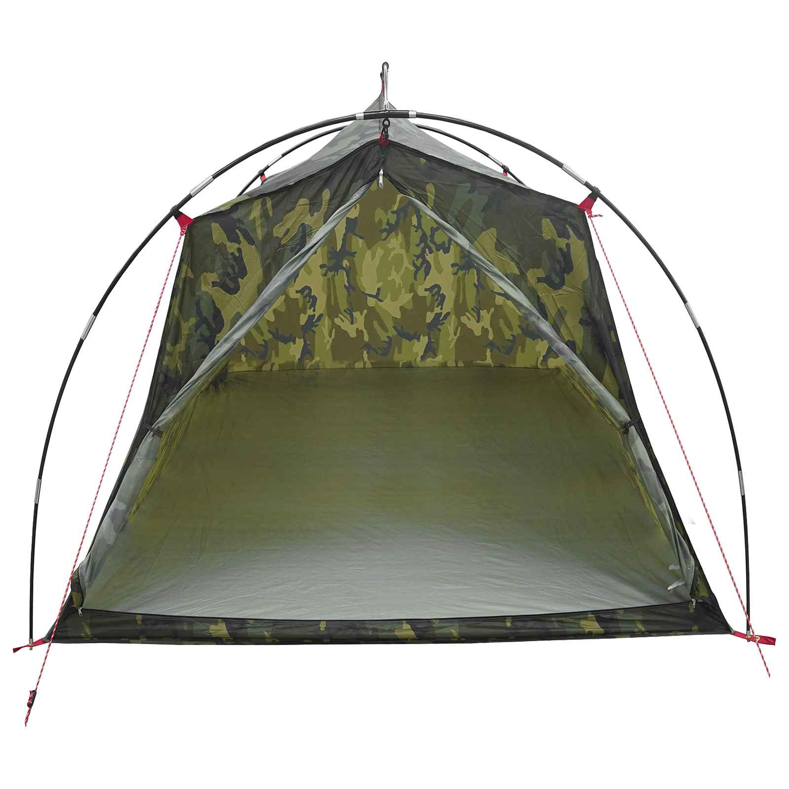 Tunnel Tent Camouflage 2-Person 185T Polyester With Pu Coating