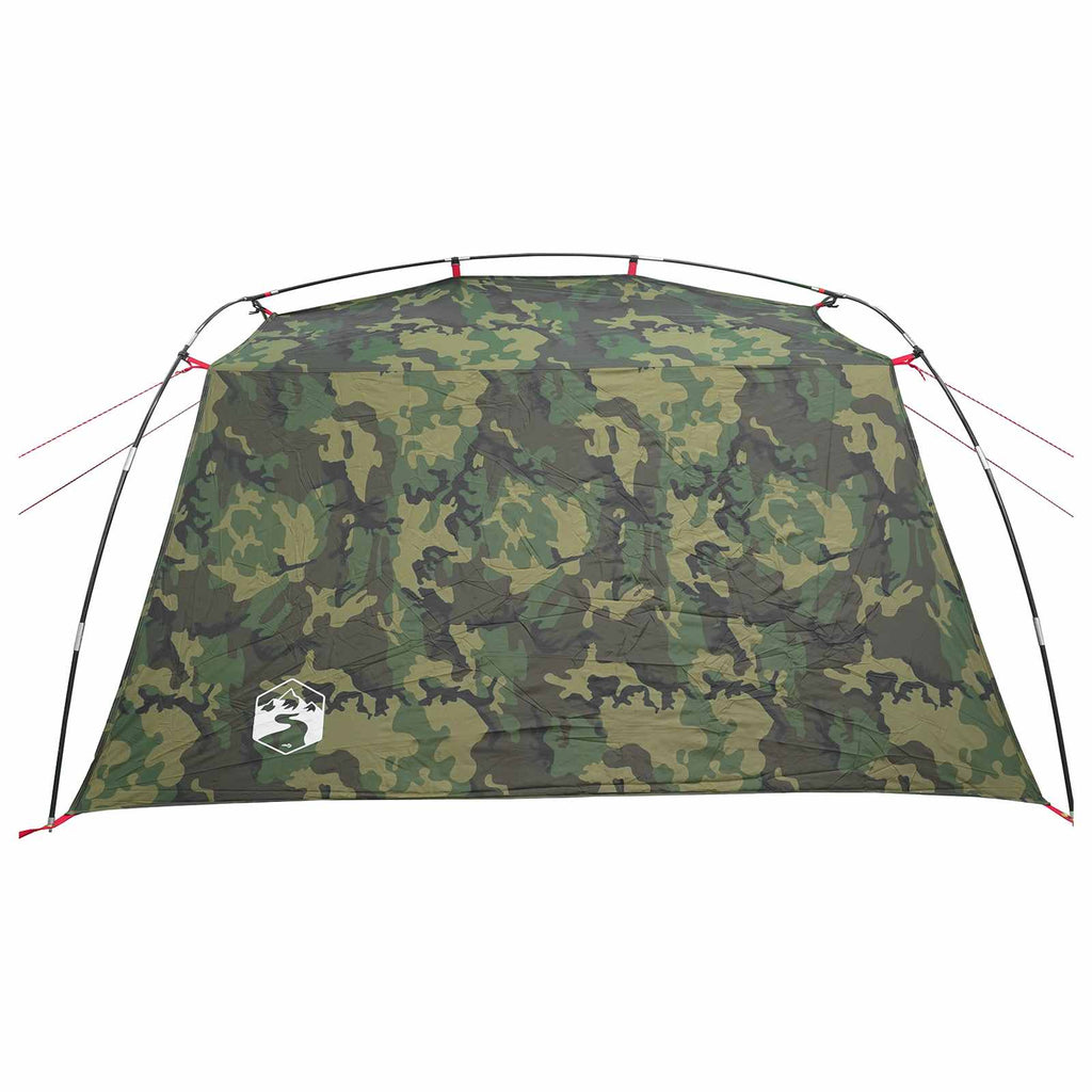 Tunnel Tent Camouflage 2-Person 185T Polyester With Pu Coating
