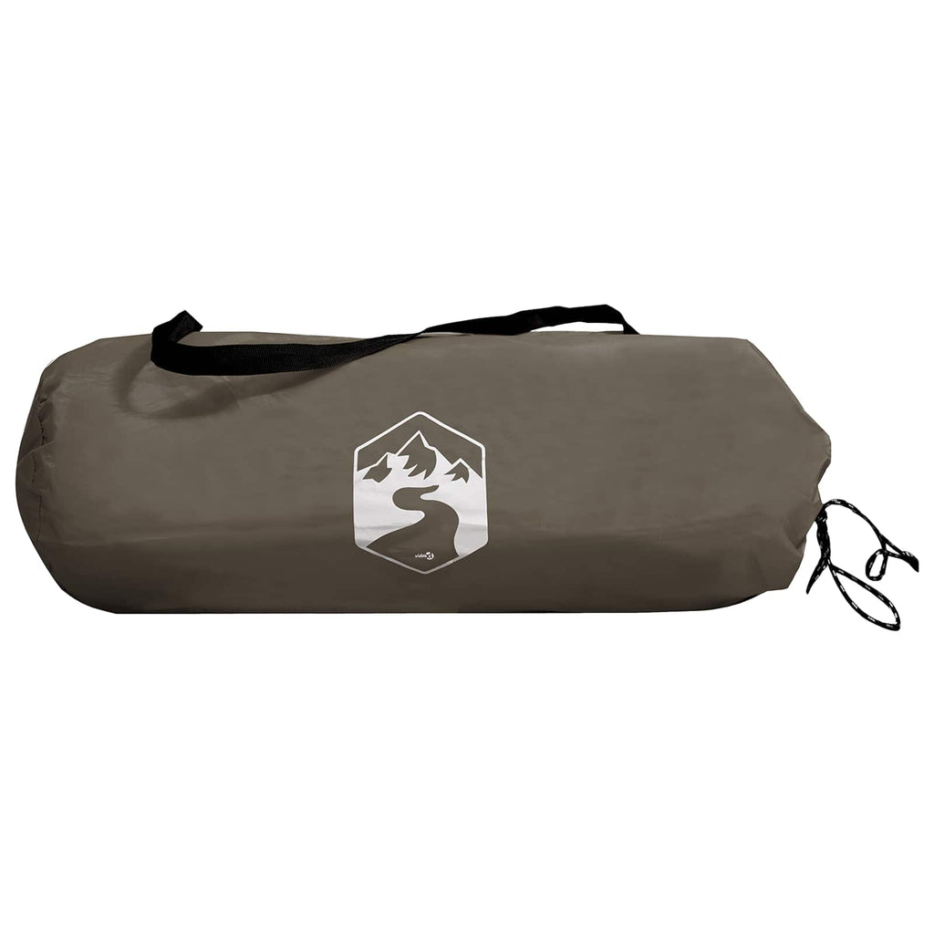 Tents Backpacking Tent Brown Grey 4-Person Brown and grey Portable 260 cm