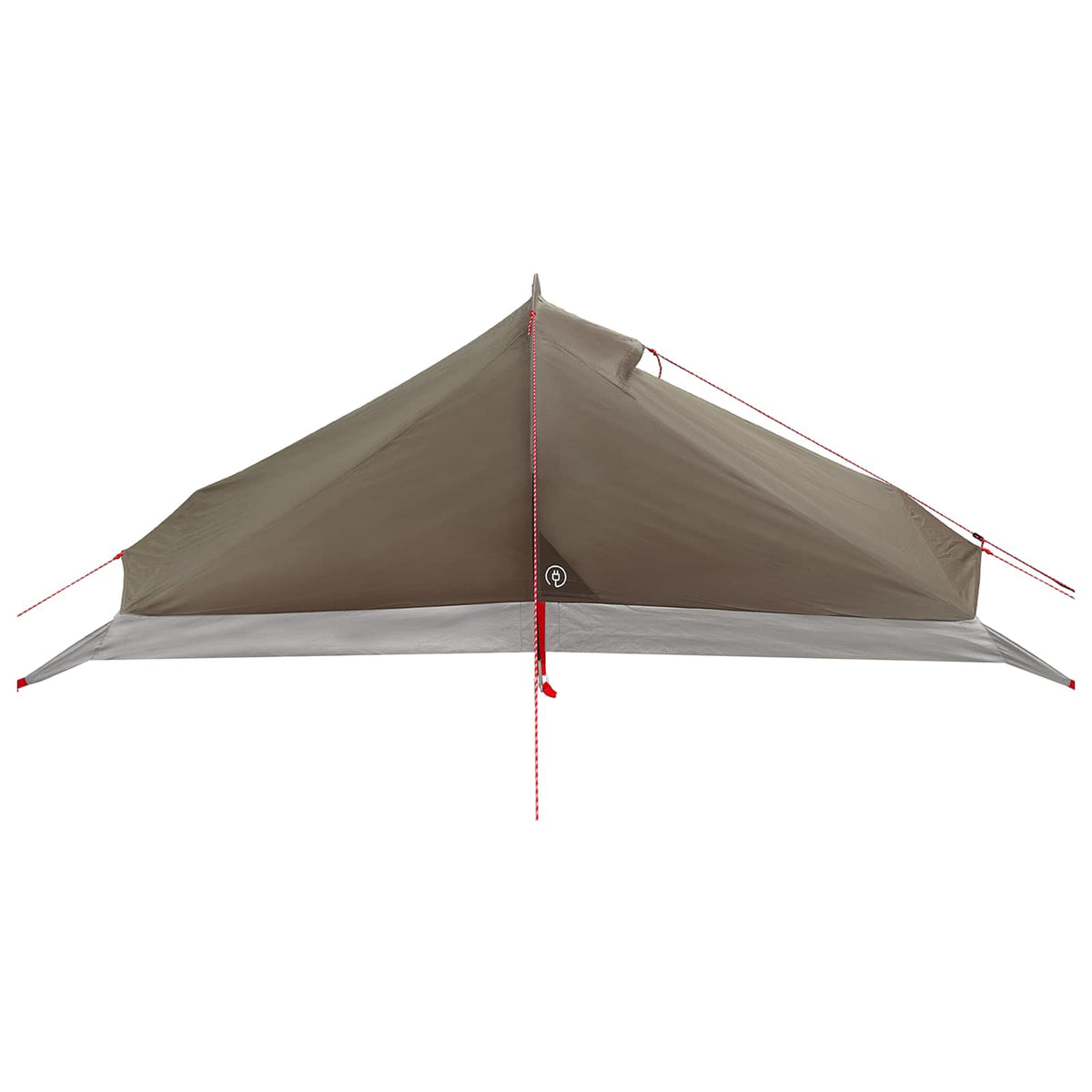 Tents Backpacking Tent Brown Grey 4-Person Brown and grey Portable 260 cm