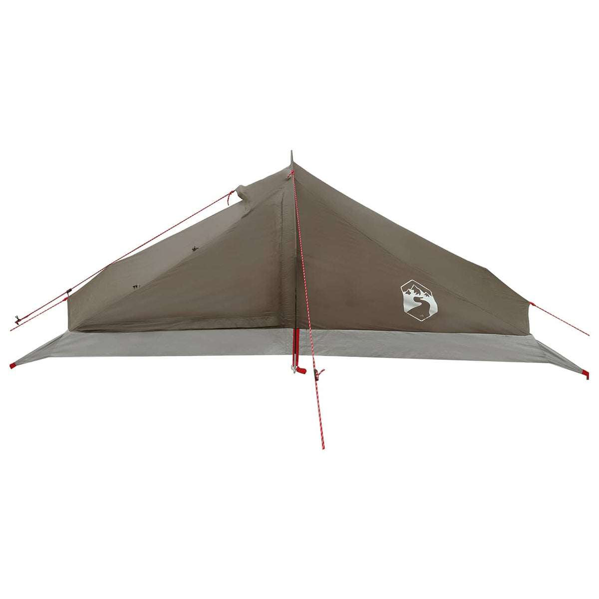 Tents Backpacking Tent Brown Grey 4-Person Brown and grey Portable 260 cm