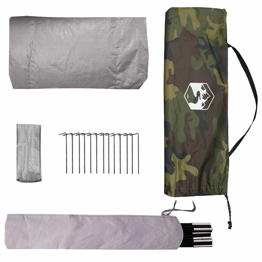 Backpacking Tent Camouflage 4-Person