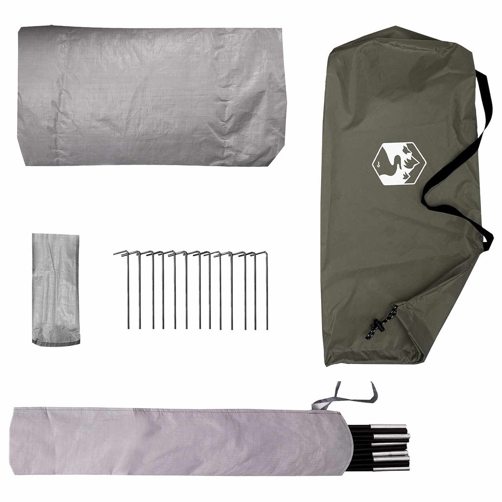 Backpacking Tent Olive Green 2-Person