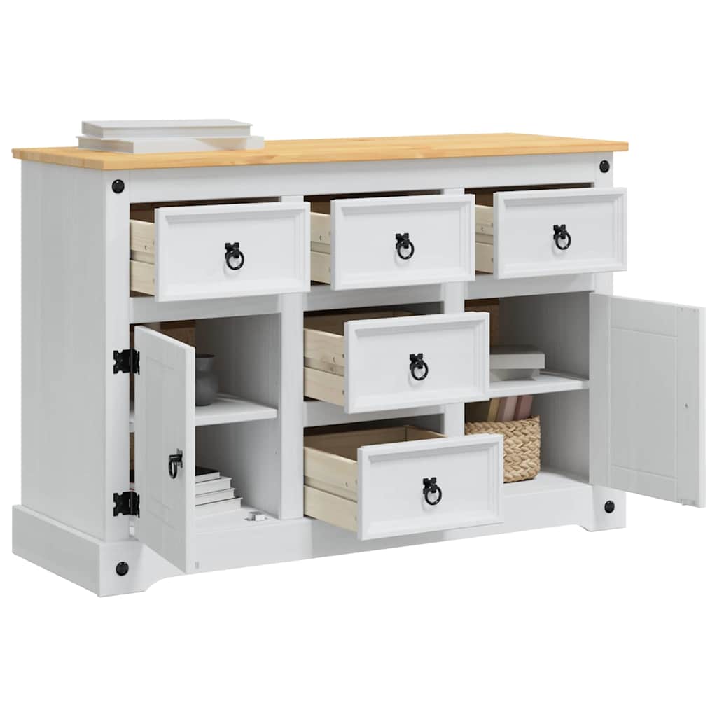 Storage Chests Corona 112 X 40 X 75 Cm Solid Pine Wood