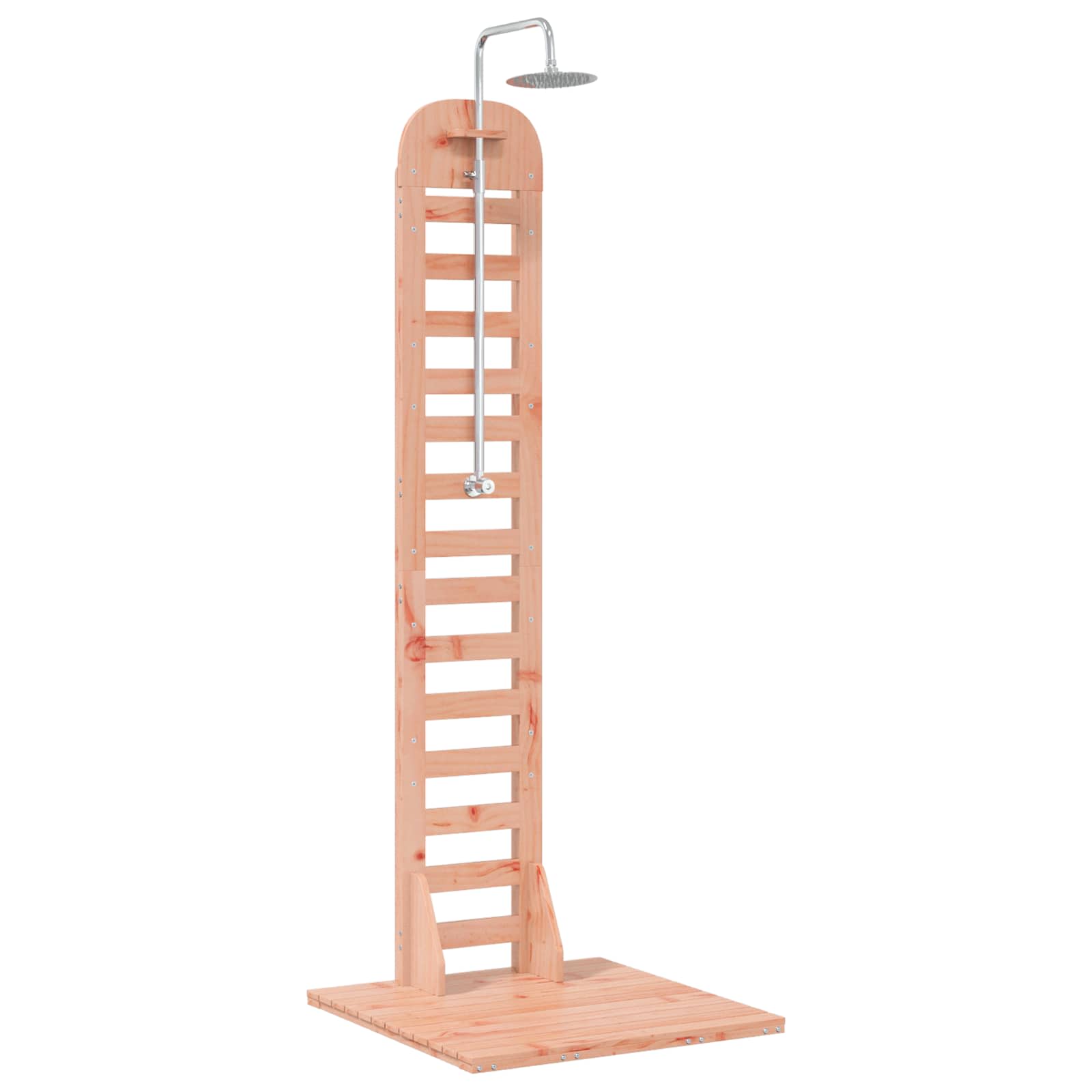 Outdoor Shower 223 Cm Solid Douglas Wood And Stainless Steel