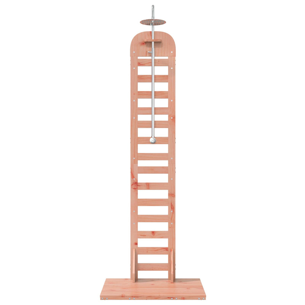 Outdoor Shower 223 Cm Solid Douglas Wood And Stainless Steel