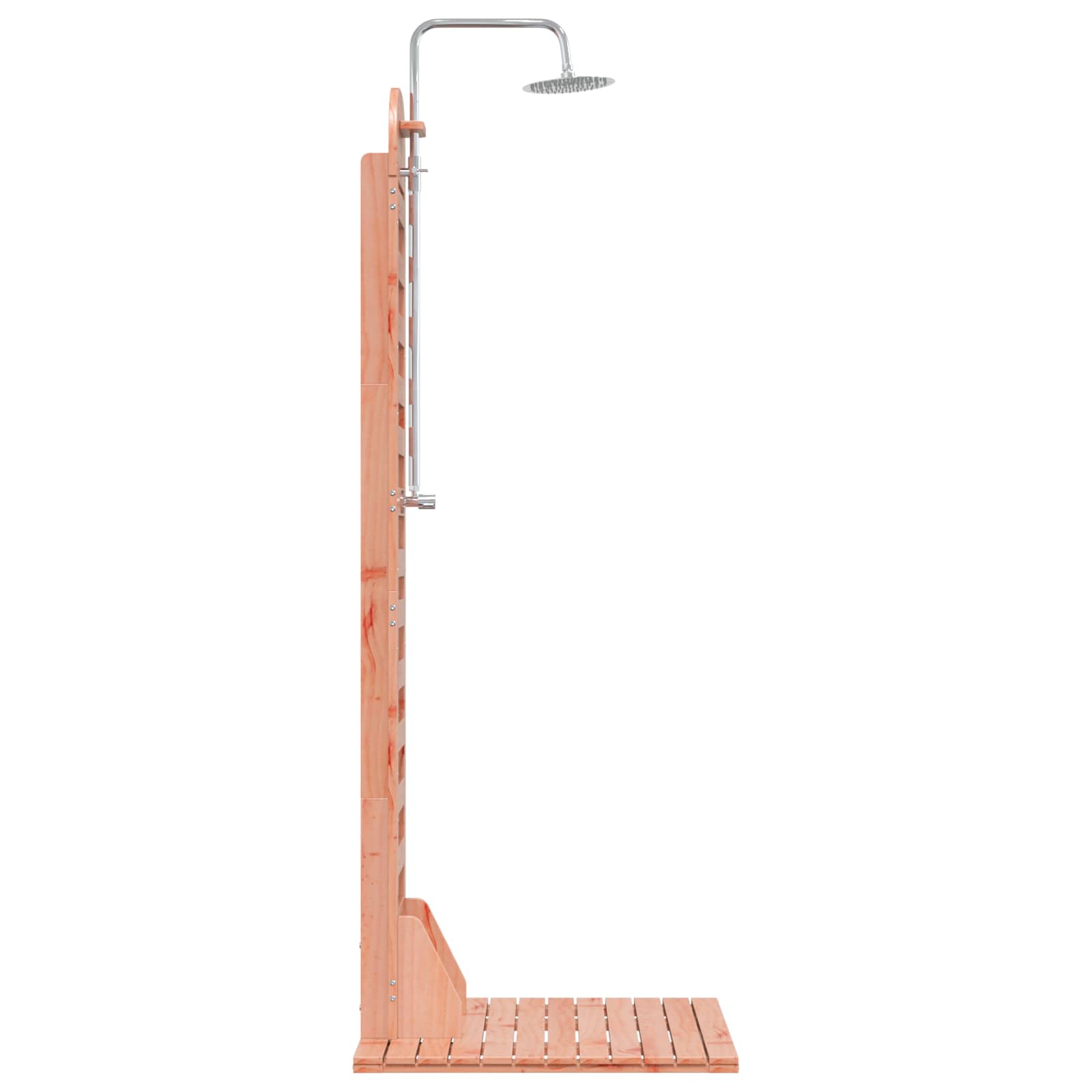 Outdoor Shower 223 Cm Solid Douglas Wood And Stainless Steel