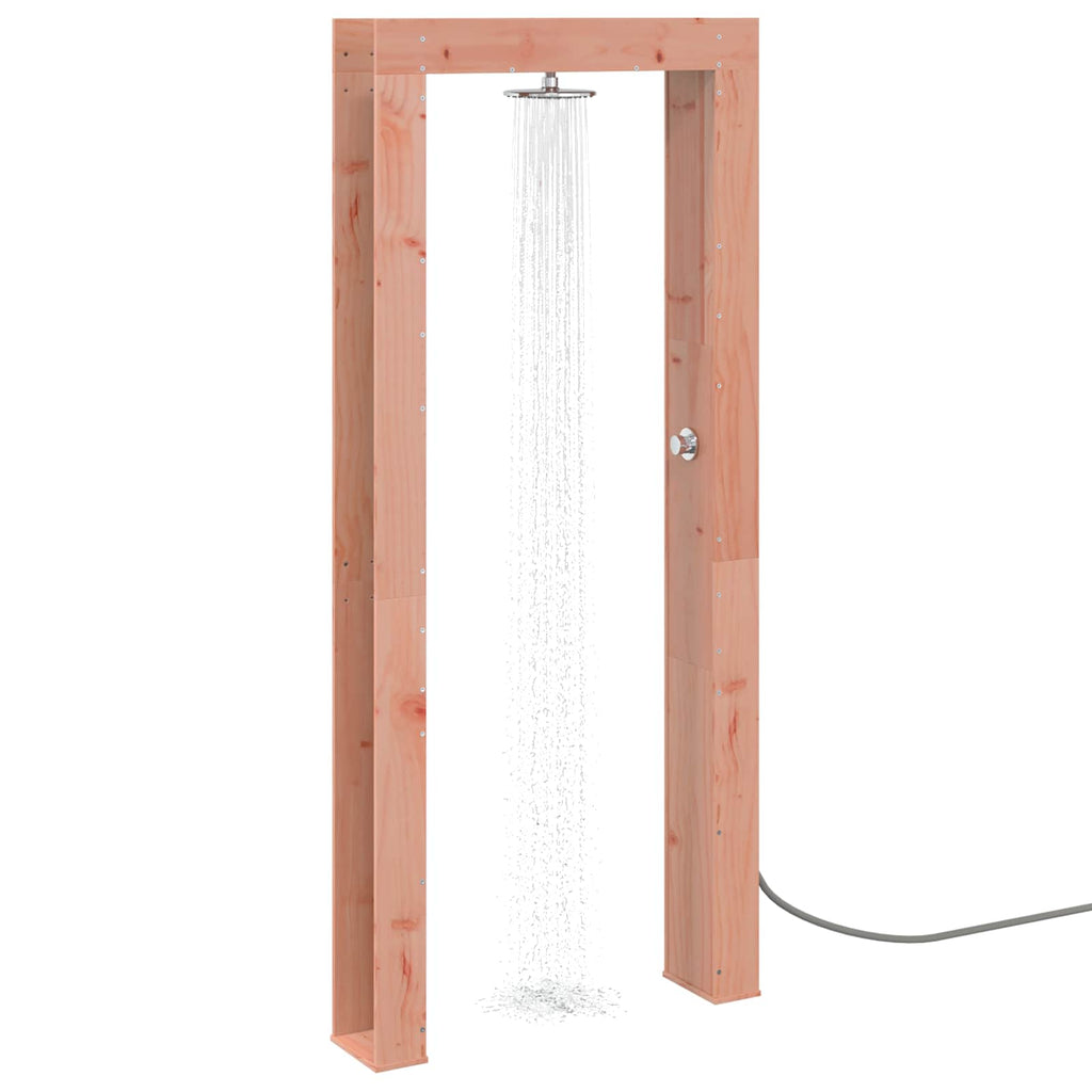 Outdoor Shower 226 Cm Solid Douglas Wood And Stainless Steel