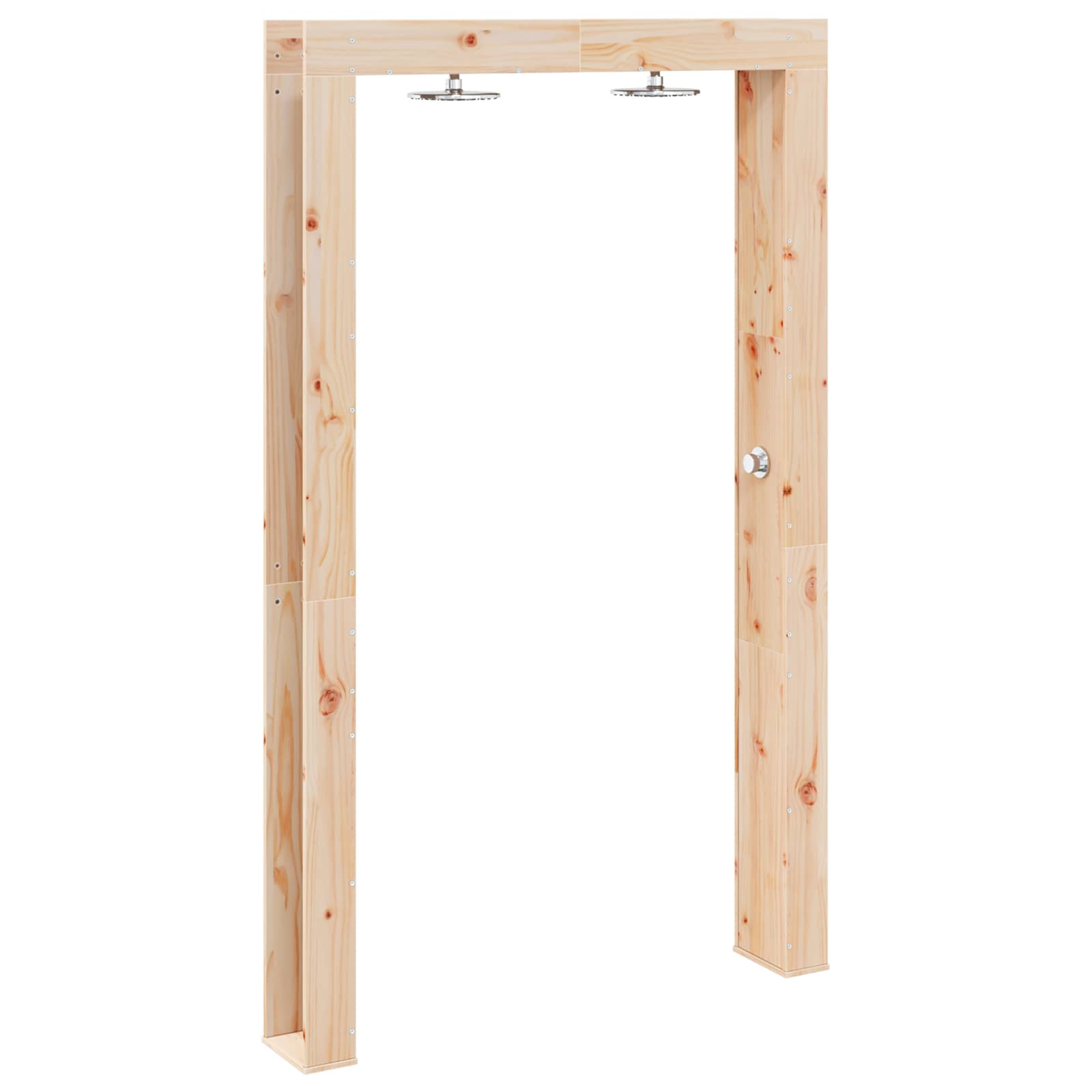 Outdoor Shower Natural 137 X 23 X 226 Cm Solid Pine Wood