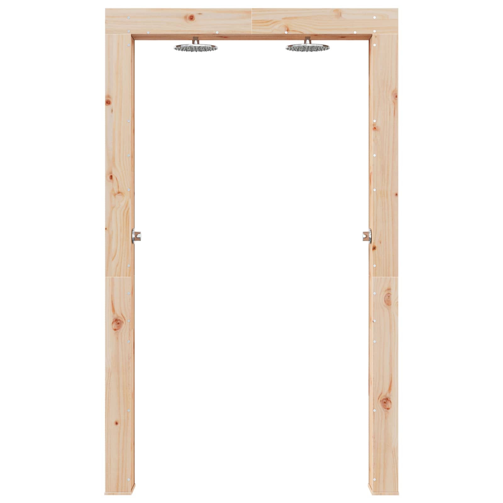 Outdoor Shower Natural 137 X 23 X 226 Cm Solid Pine Wood