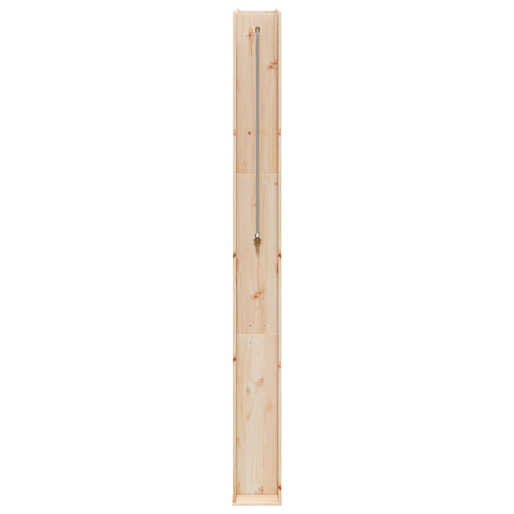 Outdoor Shower Natural 137 X 23 X 226 Cm Solid Pine Wood