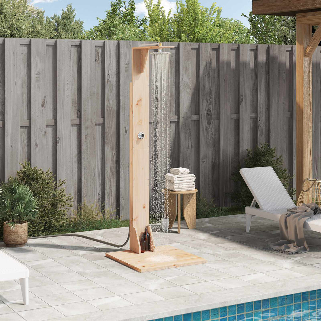 Outdoor Shower 214.5 Cm Natural
