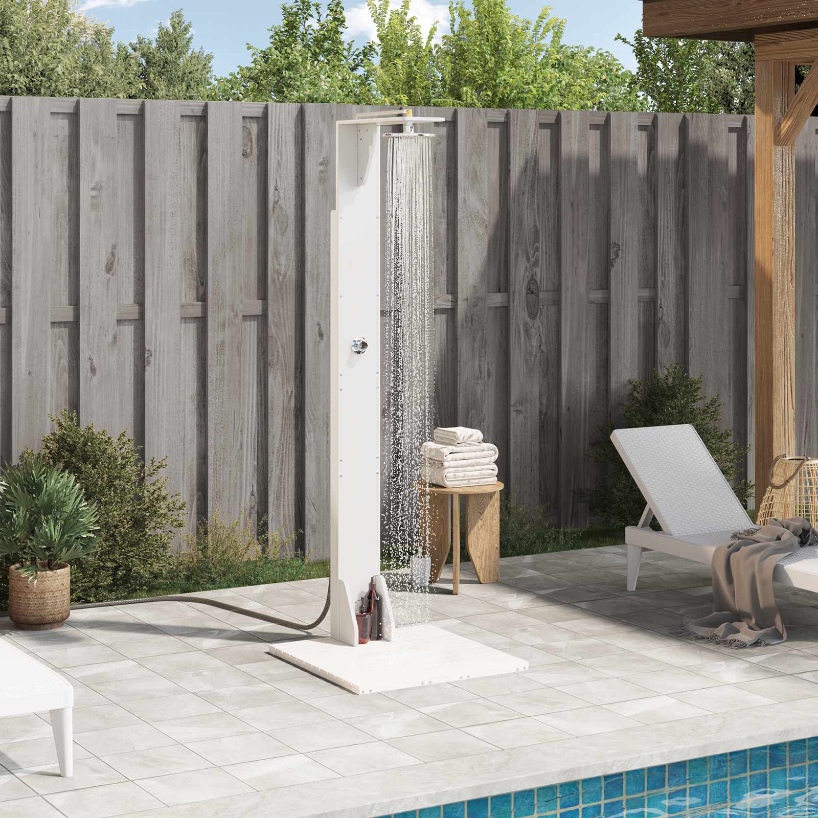 Outdoor Shower 214.5 Cm Natural