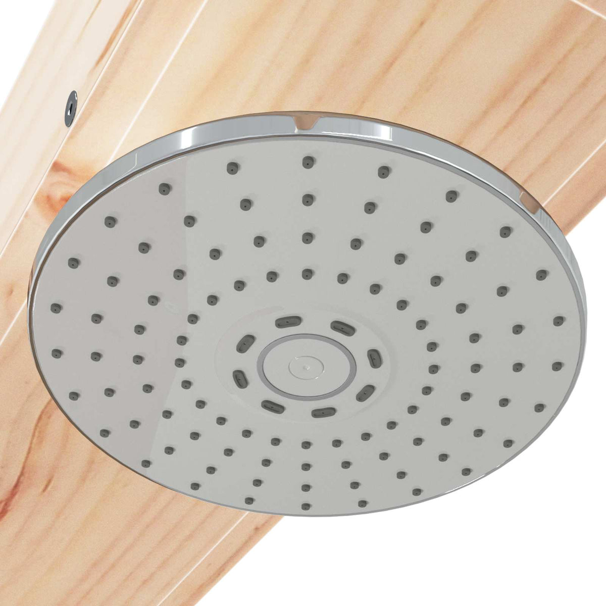 Outdoor Shower 210 Cm Solid Pine Wood And Stainless Steel White