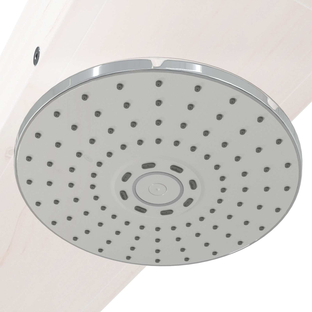Outdoor Shower 210 Cm Solid Pine Wood And Stainless Steel White