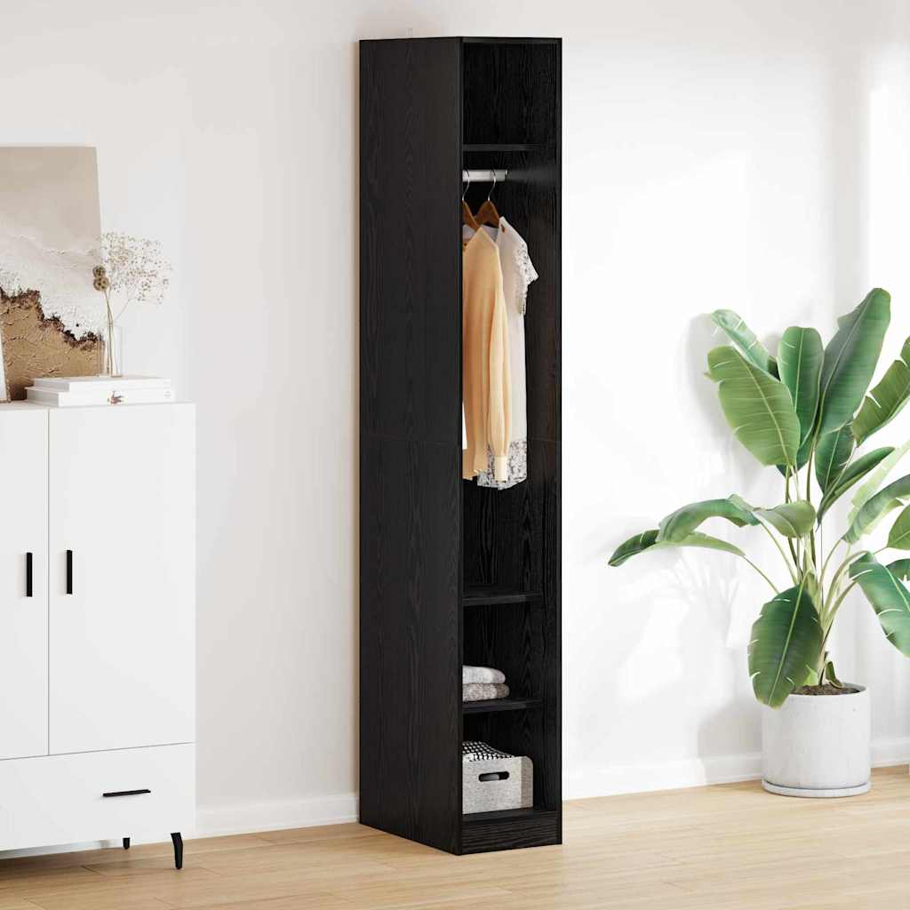 Wardrobe With Shelf 50 X 30 X 200 Cm Engineered Wood