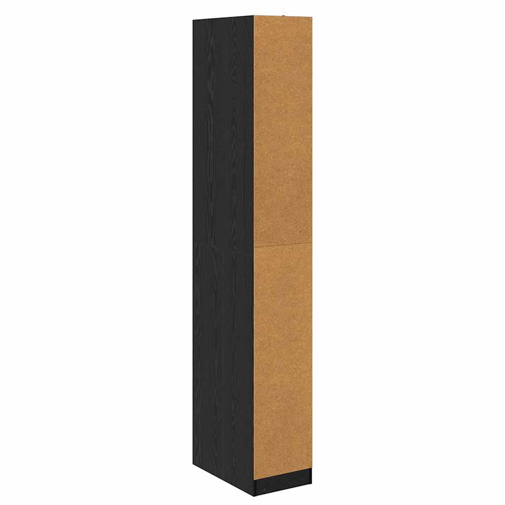 Wardrobe With Shelf 50 X 30 X 200 Cm Engineered Wood