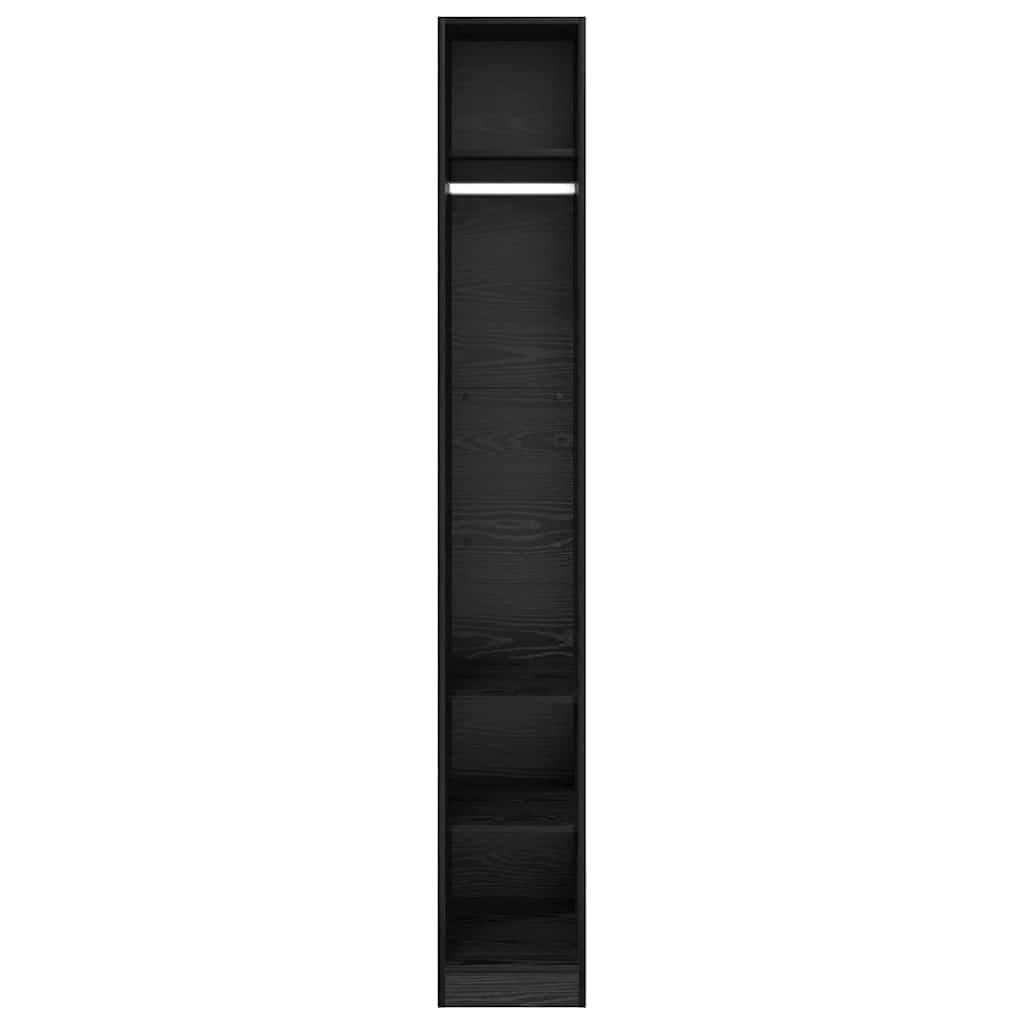 Wardrobe With Shelf 50 X 30 X 200 Cm Engineered Wood