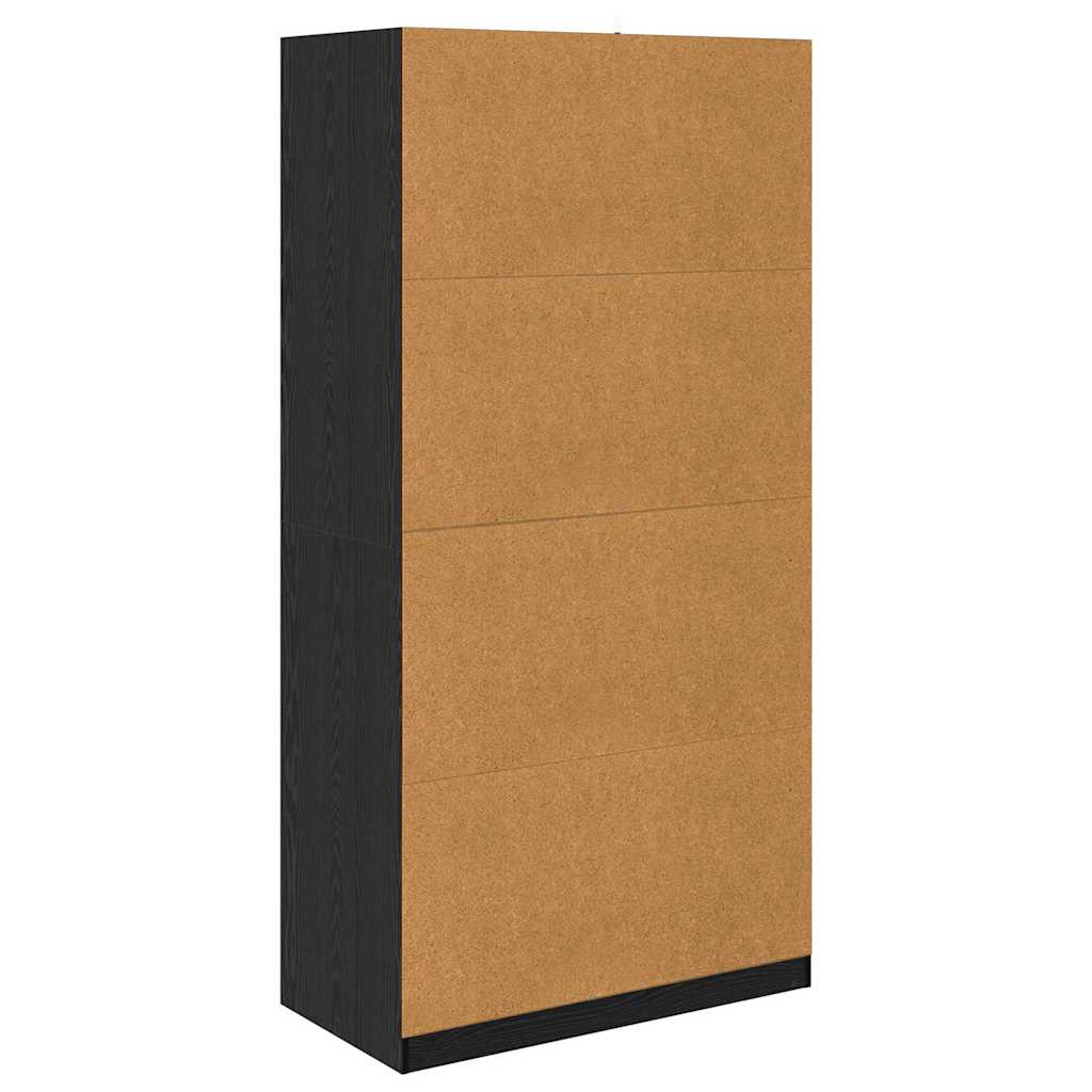 Wardrobe With Shelf 100 X 50X 200 Cm Engineered Wood