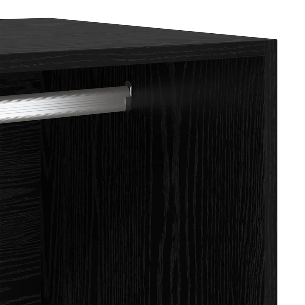 Wardrobe With Drawer Engineered Wood