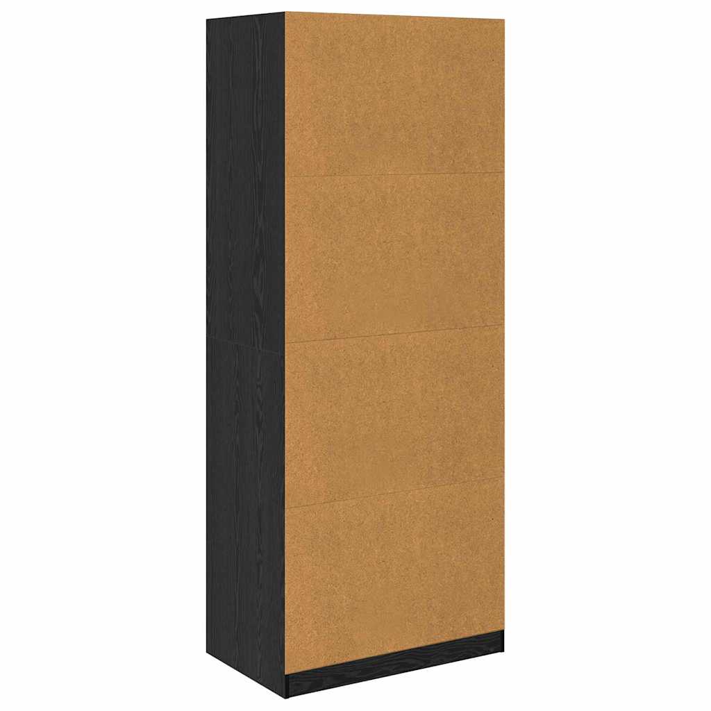 Wardrobe With Drawer Engineered Wood