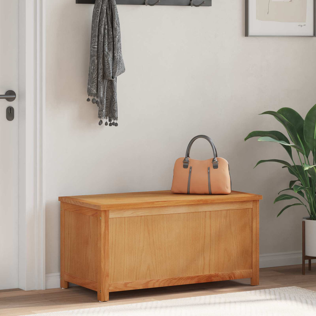 Storage Box Natural Engineered Wood