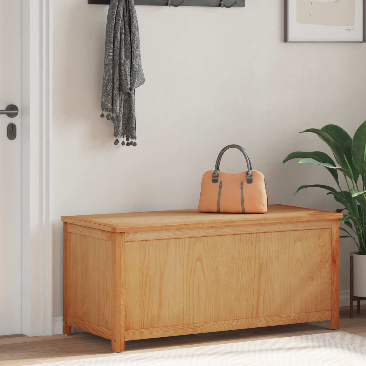 Storage Box Natural Engineered Wood