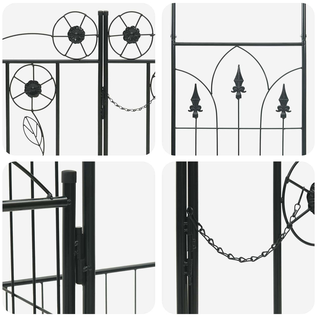 Garden Arch With Lock 203 X 50 X 218 Cm