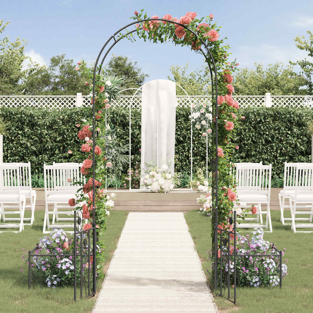 Garden Arch With Lock 203 X 50 X 218 Cm