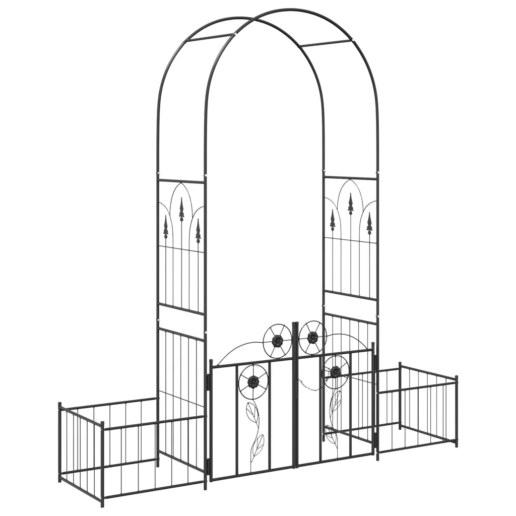 Garden Arch With Lock 203 X 50 X 218 Cm