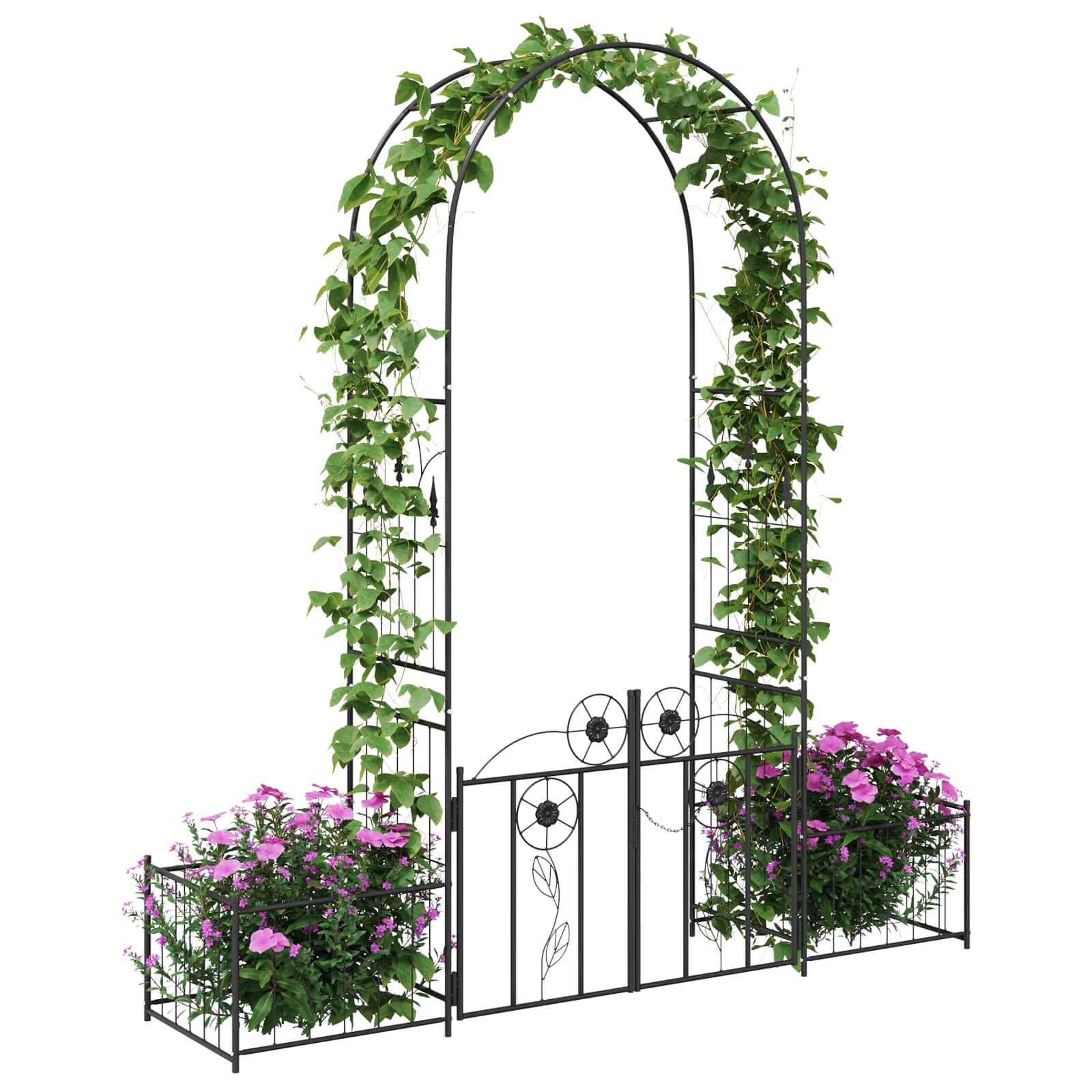 Garden Arch With Lock 203 X 50 X 218 Cm