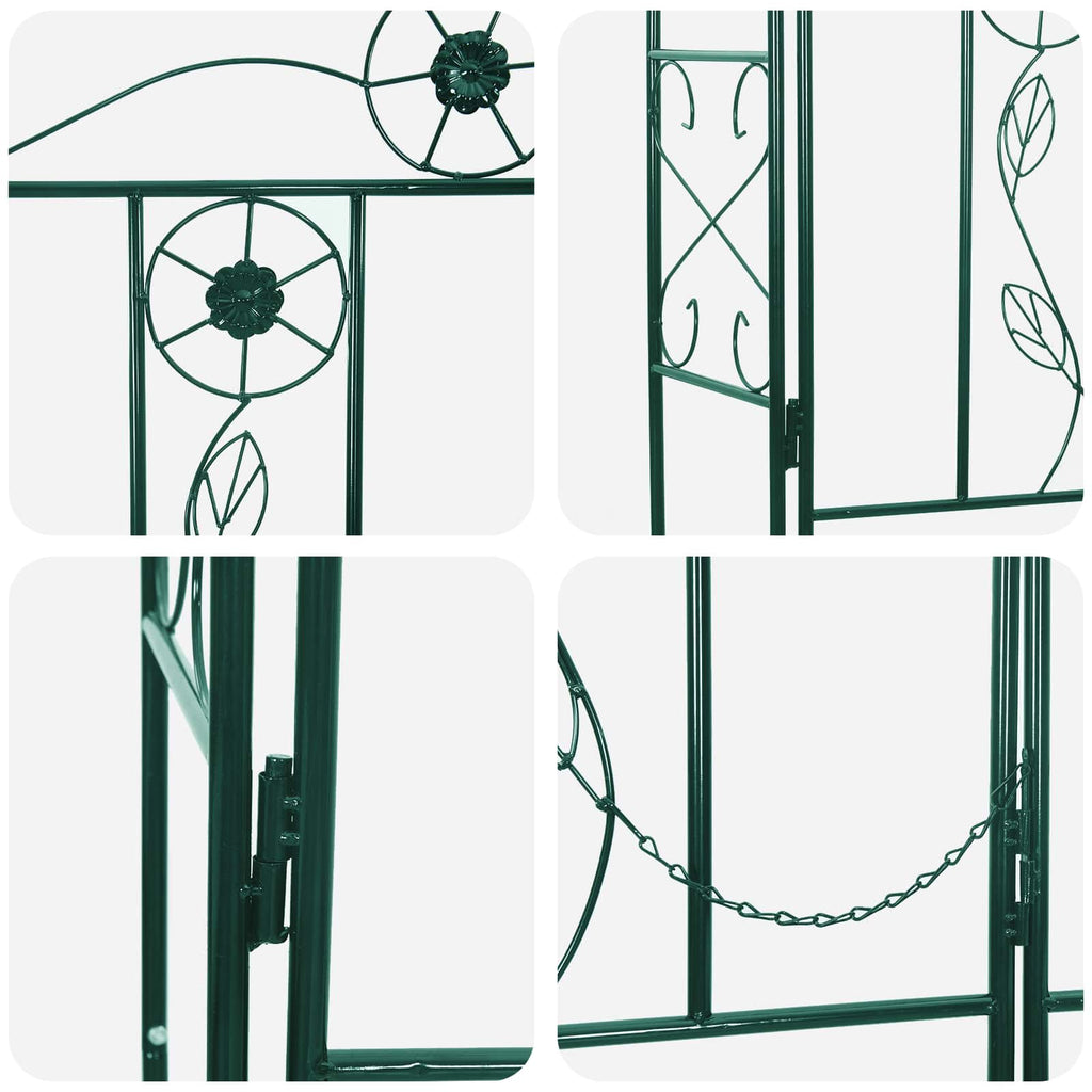 Garden Arch Plain 115 X 37 X 226 Cm