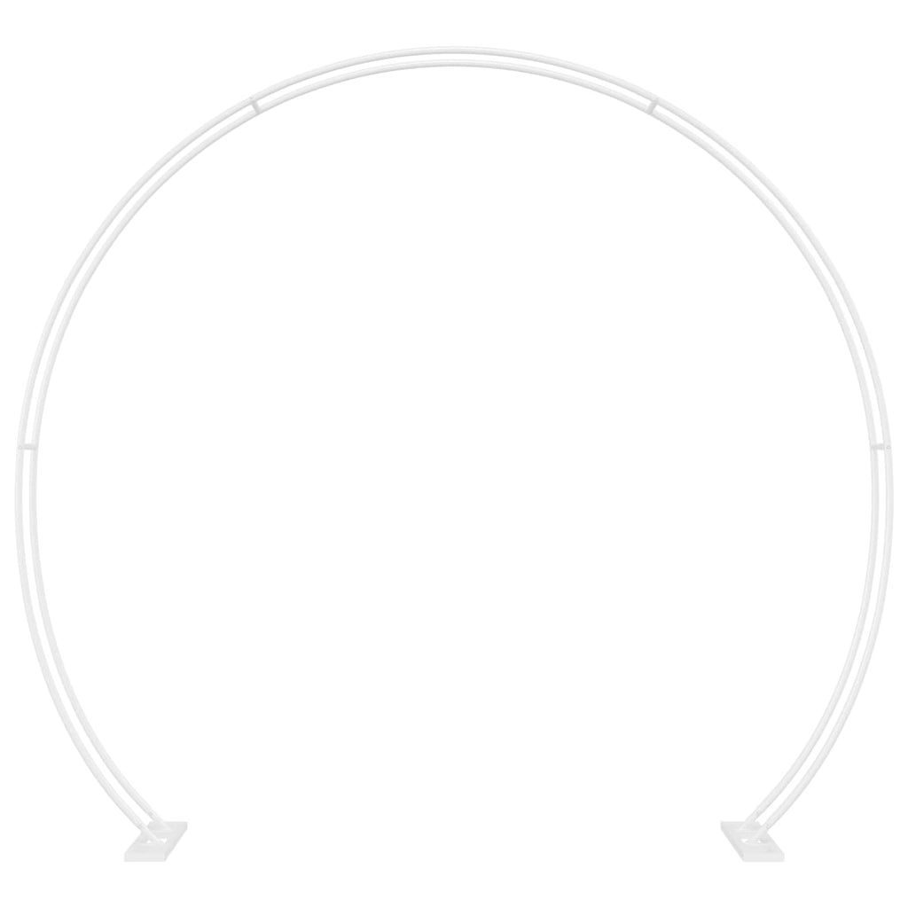 Wedding Arch White 223 X 45 X 201 Cm Steel
