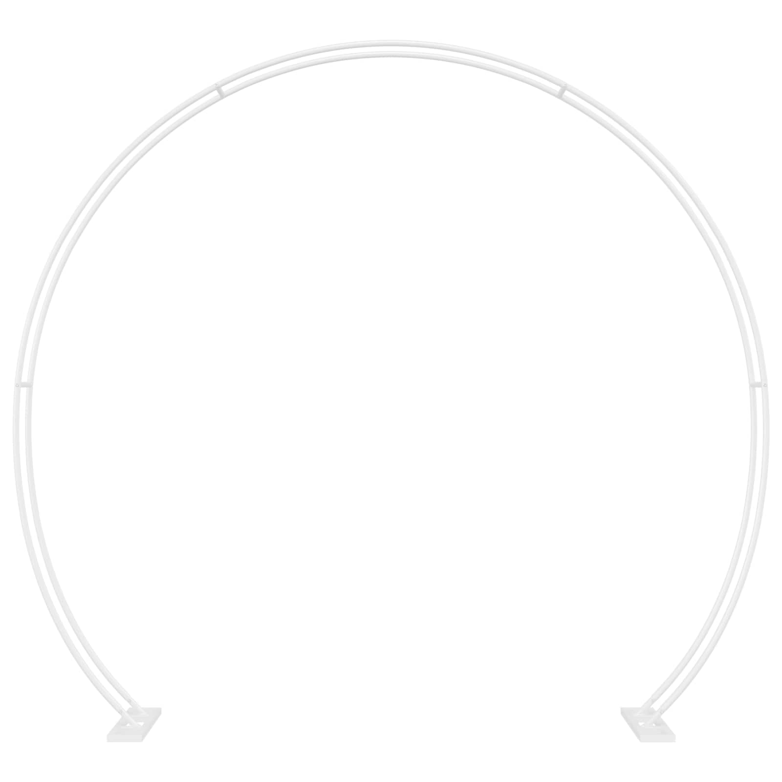 Wedding Arch White 223 X 45 X 201 Cm Steel