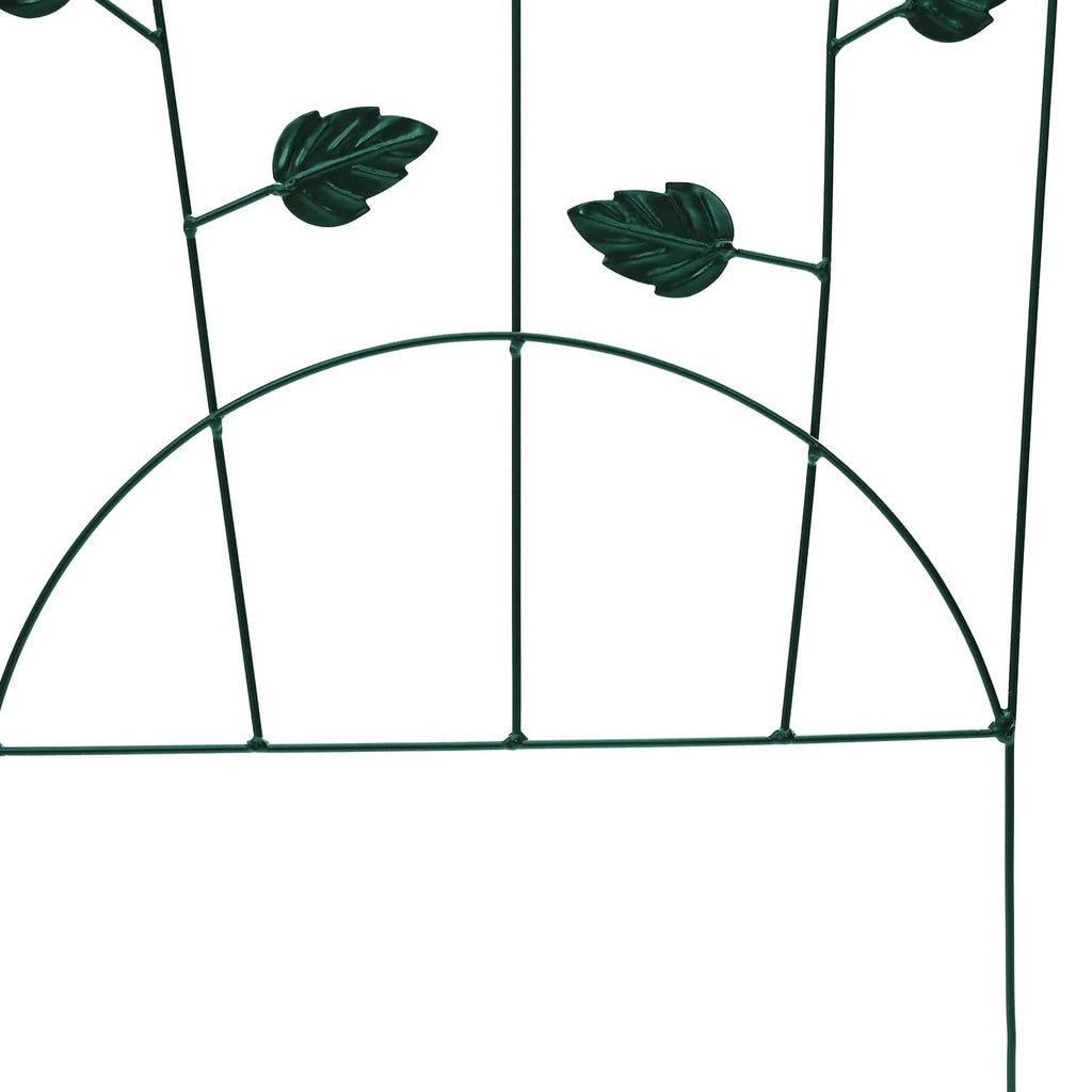Garden Fence 3 Pcs 110.5 X 42.5 Cm Steel