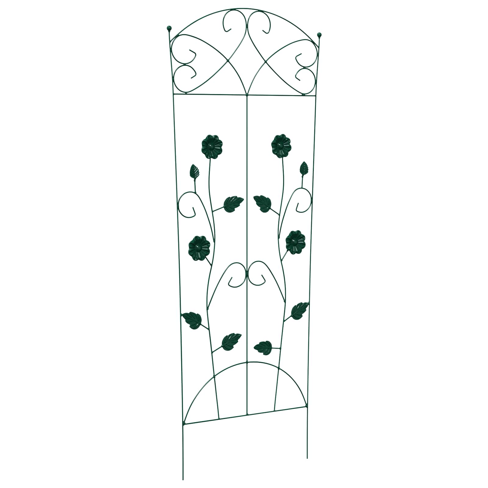 Garden Fence 3 Pcs 110.5 X 42.5 Cm Steel