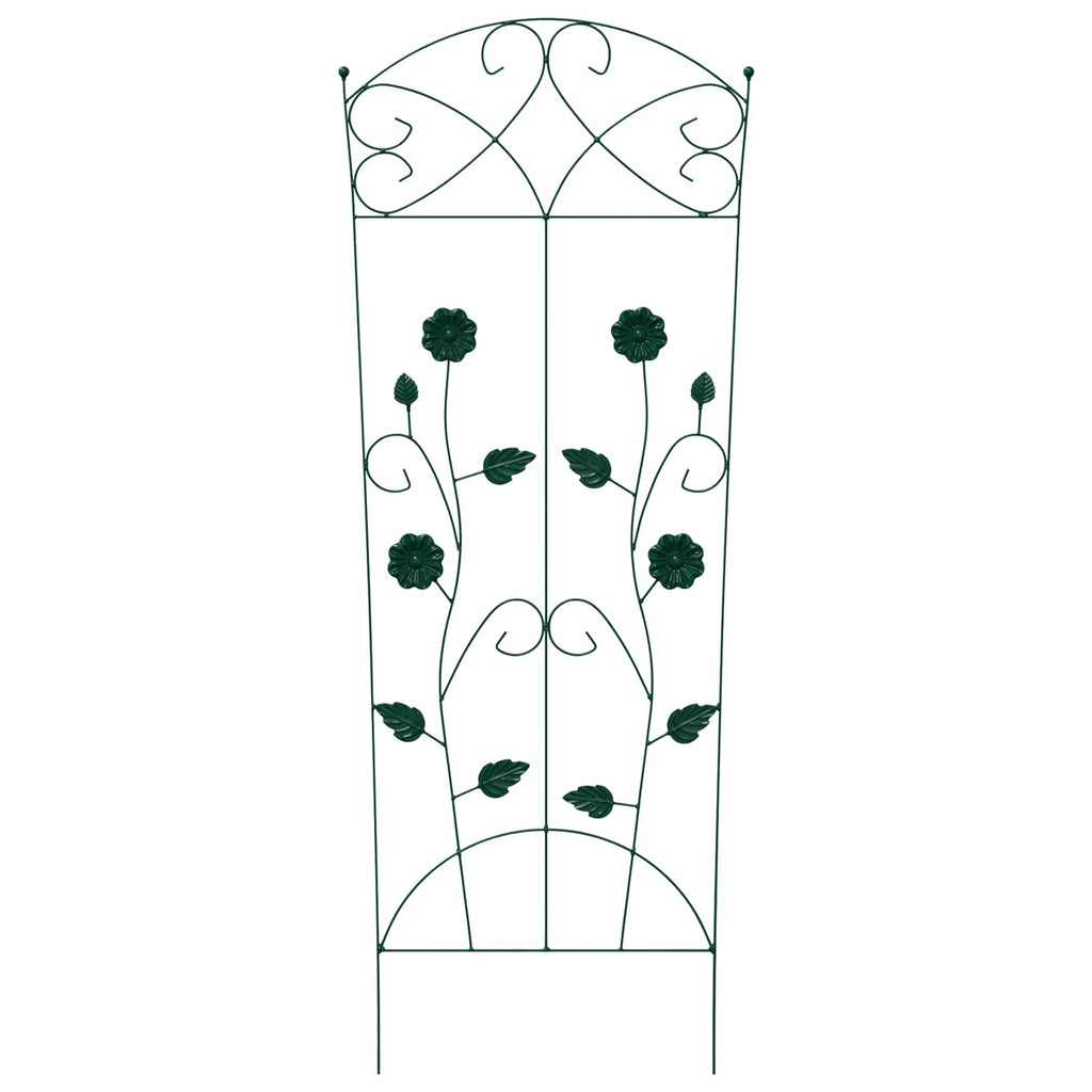 Garden Fence 3 Pcs 110.5 X 42.5 Cm Steel