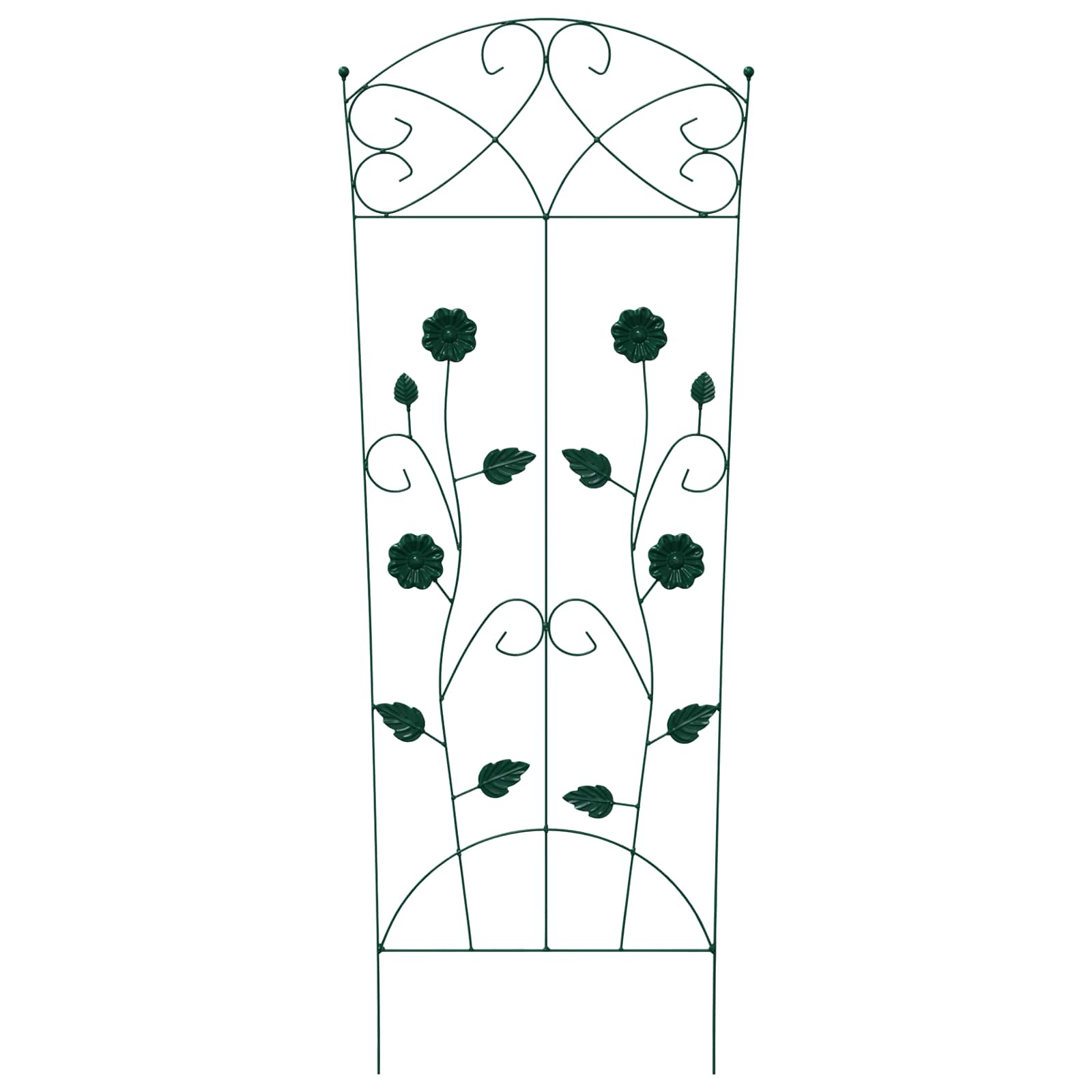Garden Fence 3 Pcs 110.5 X 42.5 Cm Steel