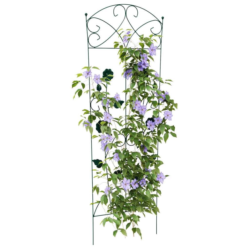Garden Fence 3 Pcs 110.5 X 42.5 Cm Steel