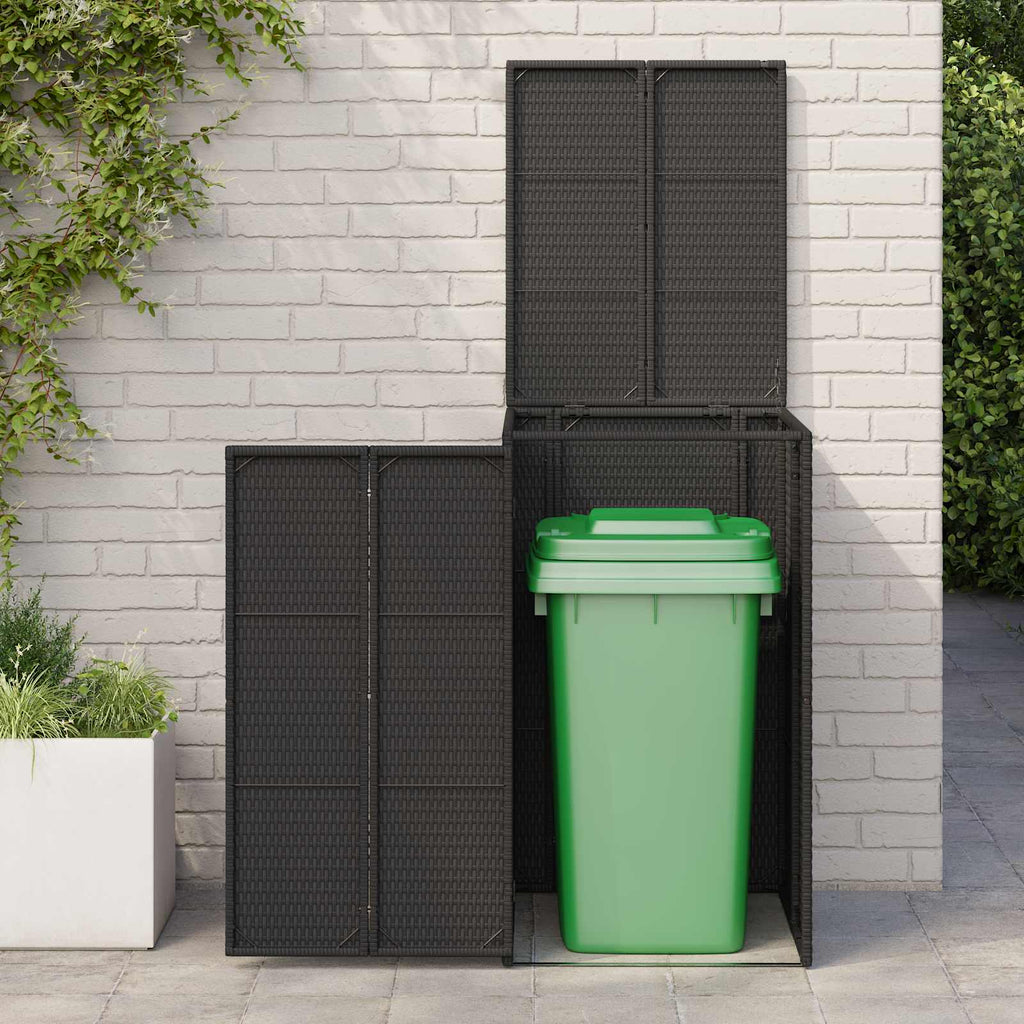 Sheds Garages & Carports Wheelie Bin Storage Box 2 Pcs 130 X 80 115 Cm Polyethyl