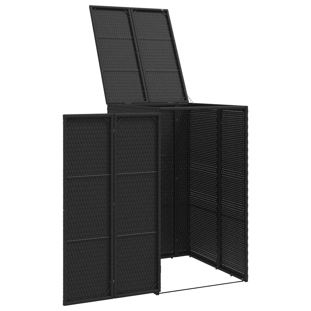 Sheds Garages & Carports Wheelie Bin Storage Box 2 Pcs 130 X 80 115 Cm Polyethyl