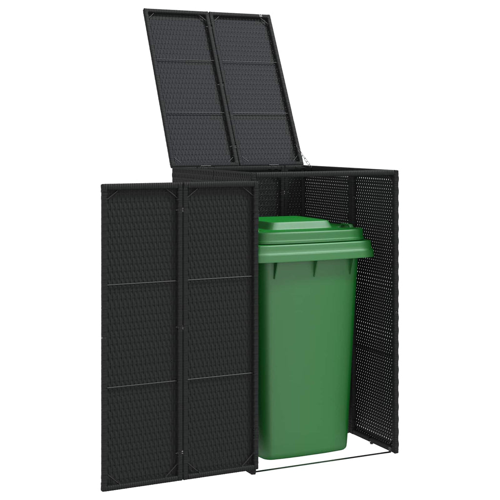 Sheds Garages & Carports Wheelie Bin Storage Box 2 Pcs 130 X 80 115 Cm Polyethyl