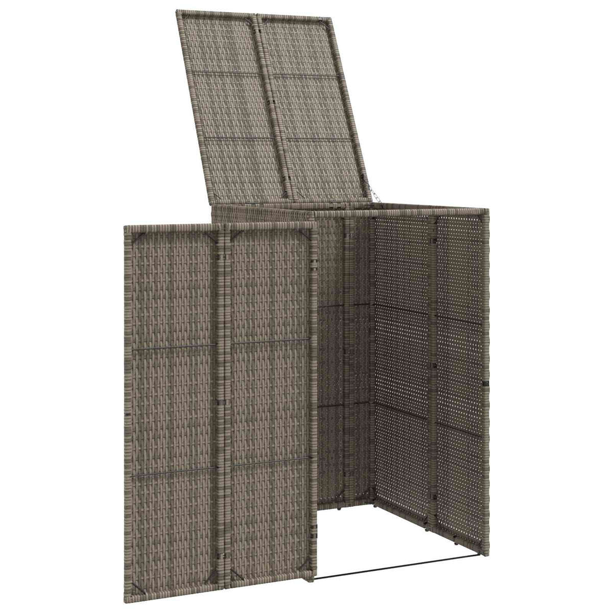 Sheds Garages & Carports Wheelie Bin Storage Box 2 Pcs 130 X 80 115 Cm Polyethyl